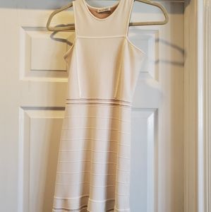 White bandage dress